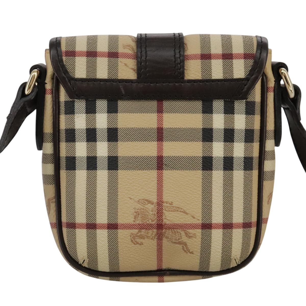 Burberry Nova Check Beige Canvas Shoulder Bag (Pre-Owned) Size ONE SIZE - 2 Thumbnail
