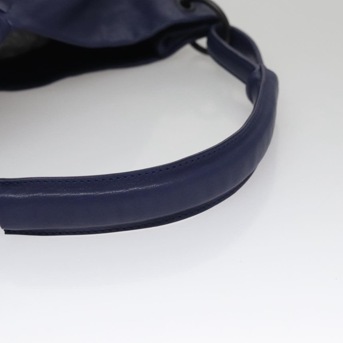 Bottega Veneta Intrecciato Navy Leather Shoulder Bag (Pre-Owned) Size ONE SIZE - 5 Thumbnail