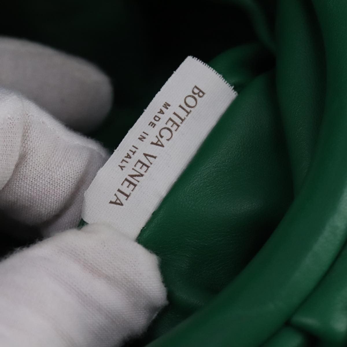 Bottega Veneta Green Leather Shoulder Bag (Pre-Owned) Size ONE SIZE - 11 Thumbnail