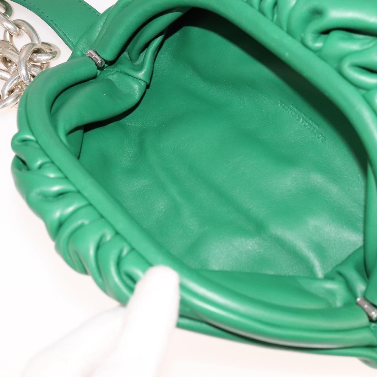 Bottega Veneta Green Leather Shoulder Bag (Pre-Owned) Size ONE SIZE - 10 Thumbnail