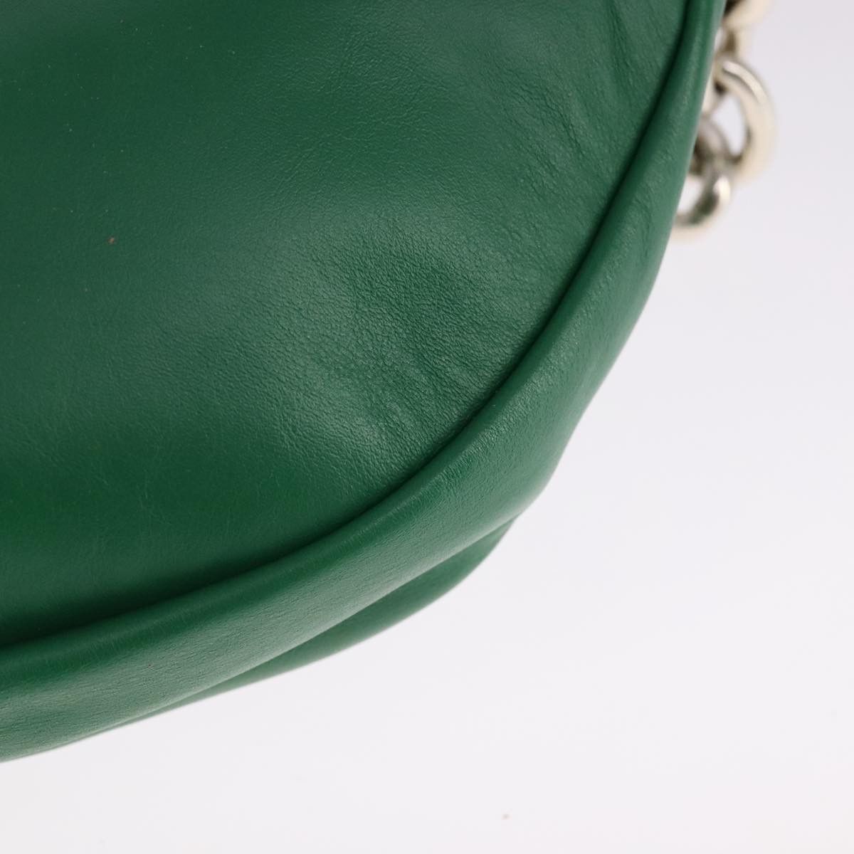 Bottega Veneta Green Leather Shoulder Bag (Pre-Owned) Size ONE SIZE - 8 Thumbnail