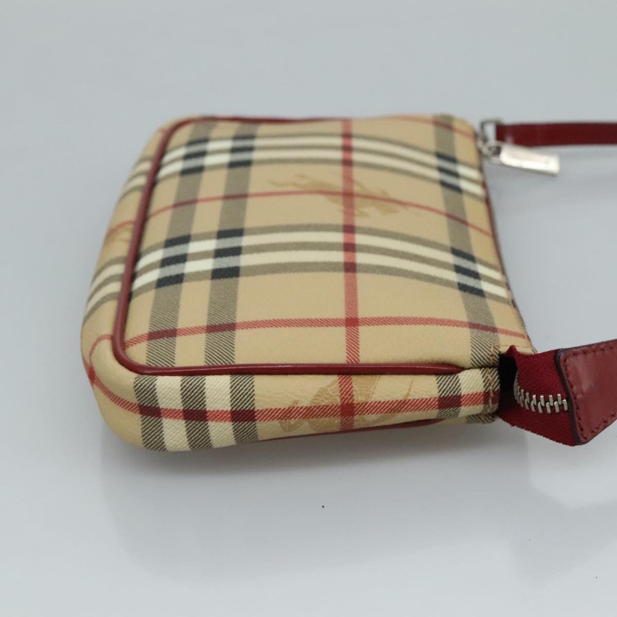 Burberry Nova Check Beige Canvas Clutch Bag (Pre-Owned) Size ONE SIZE - 3 Thumbnail