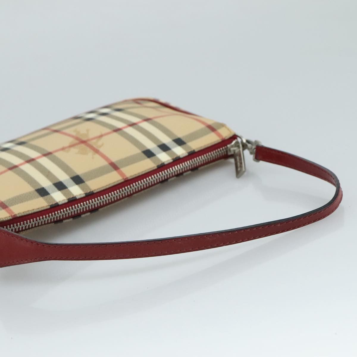 Burberry Nova Check Beige Canvas Clutch Bag (Pre-Owned) Size ONE SIZE - 5 Thumbnail