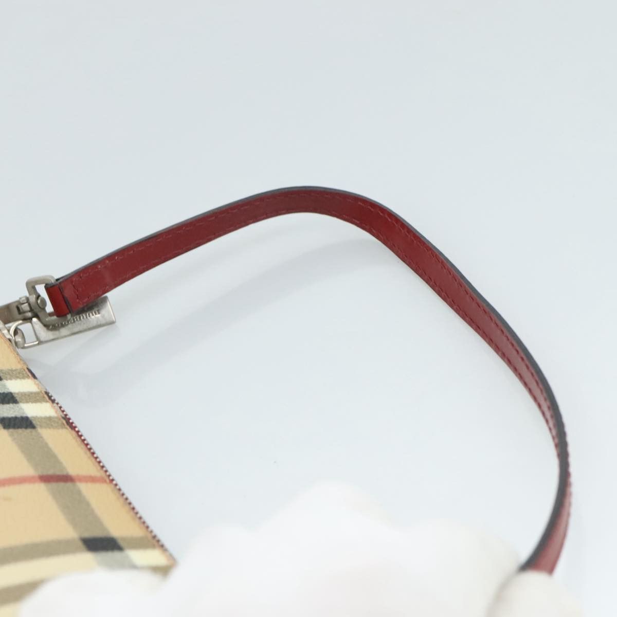 Burberry Nova Check Beige Canvas Clutch Bag (Pre-Owned) Size ONE SIZE - 16 Thumbnail