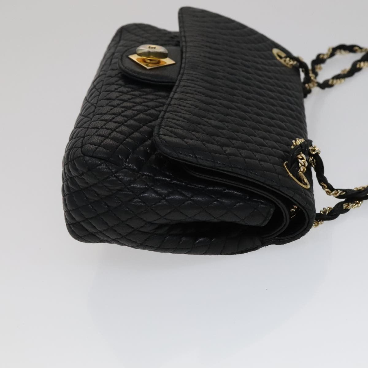 Bally Black Leather Shoulder Bag (Pre-Owned) Size ONE SIZE - 3 Thumbnail