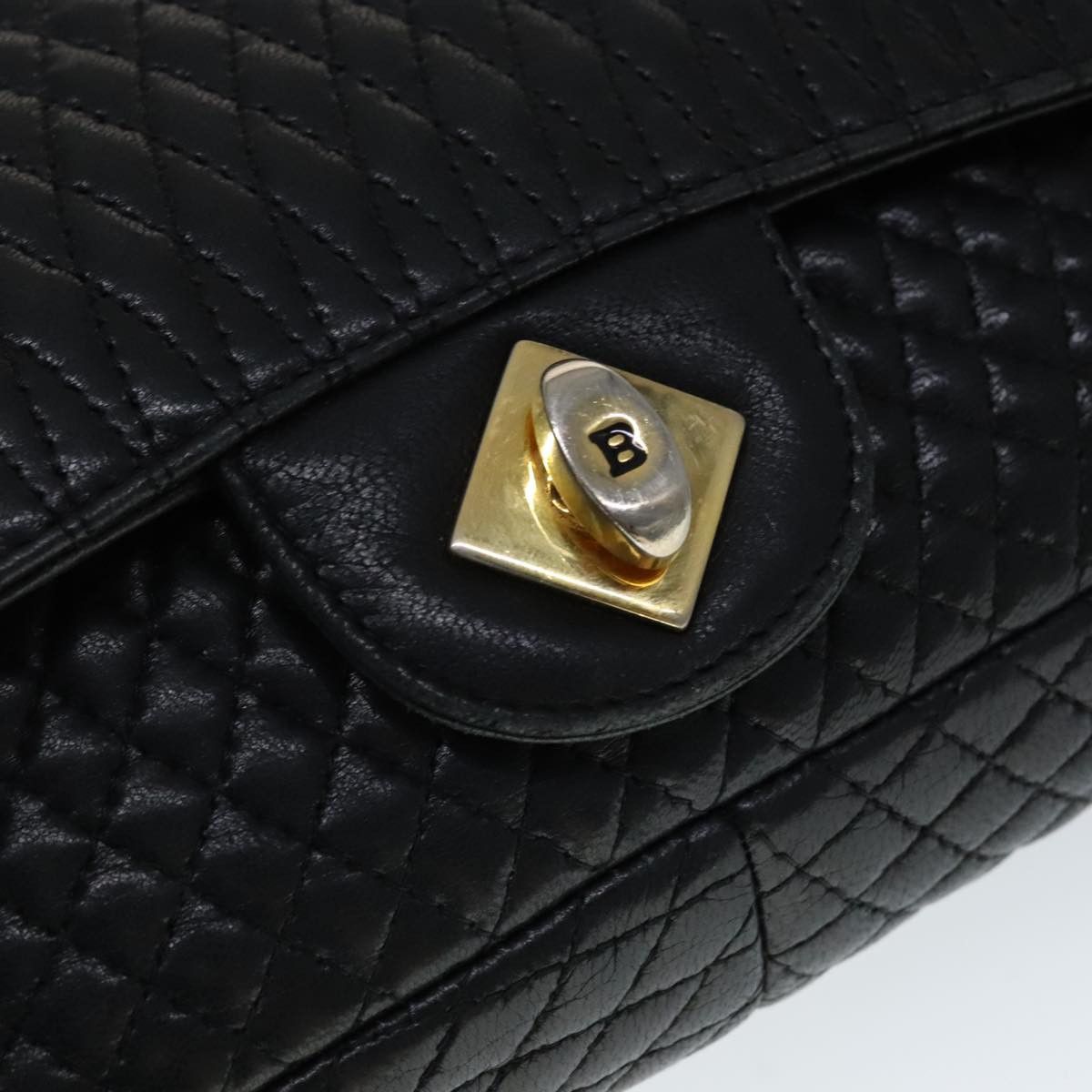 Bally Black Leather Shoulder Bag (Pre-Owned) Size ONE SIZE - 8 Thumbnail