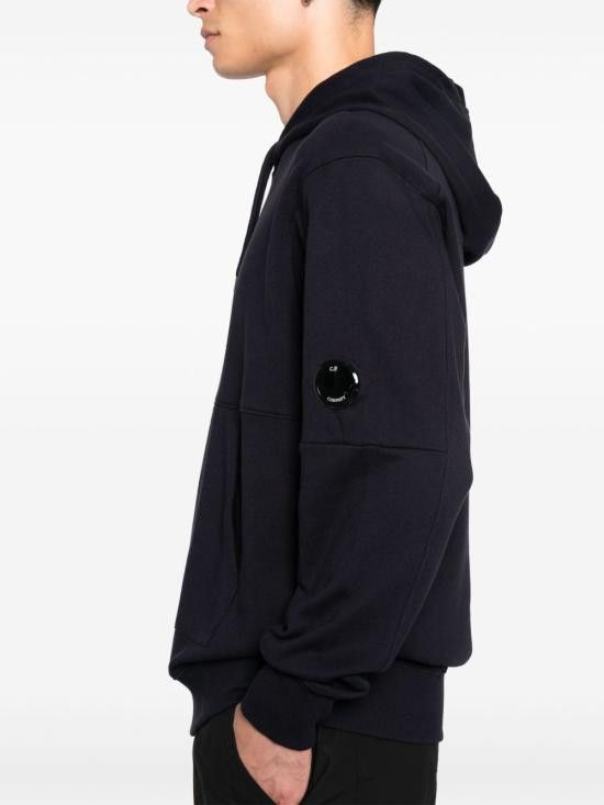 Tシャツ・カットソー C.P. COMPANY Men Hoodies 18CMSS024A 005086W888 Blue C.P. Company C.P. COMPANY Men Hoodies 18CMSS024A 005086W888