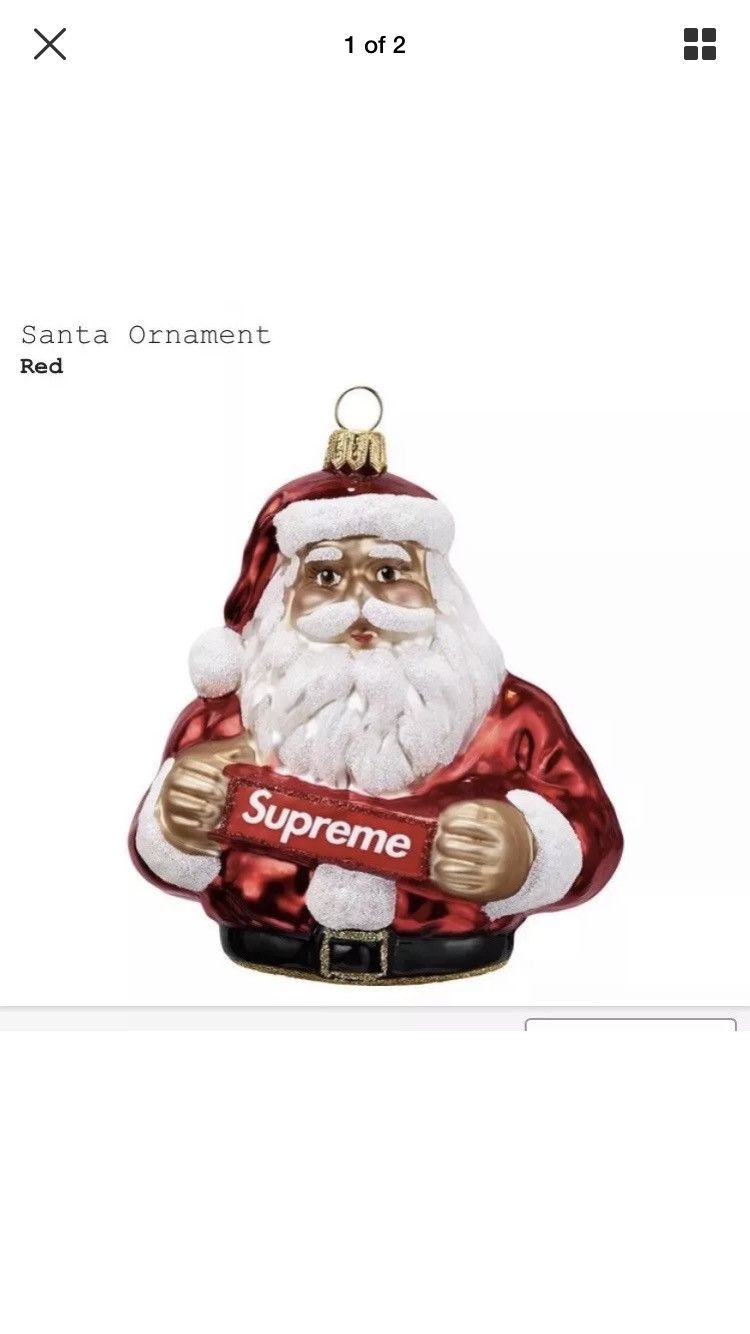 SUPREME / Santa Ornament
