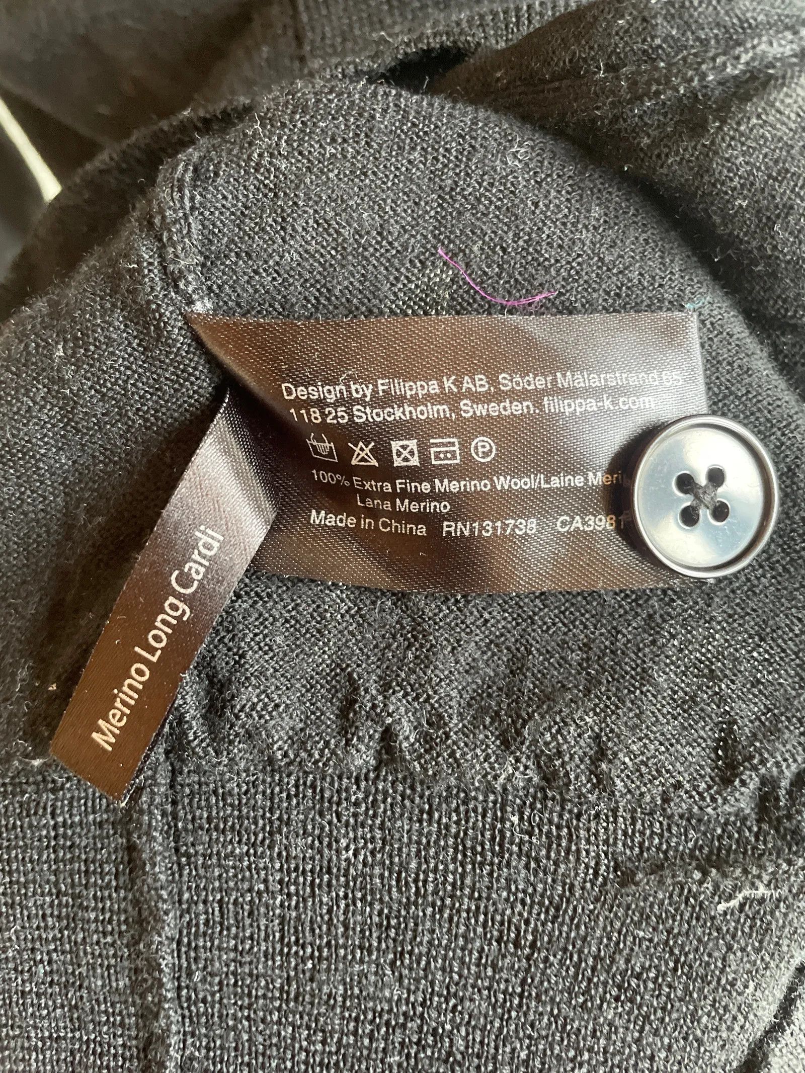 Filippa K Filippa K Merino Long cardi Cardigan Size S / US 4 / IT 40 - 3 Thumbnail