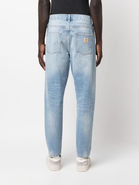 Carhartt Wip CARHARTT WIP Men Denim Pants I029208 01WI Blue Size US 31 - 4 Thumbnail