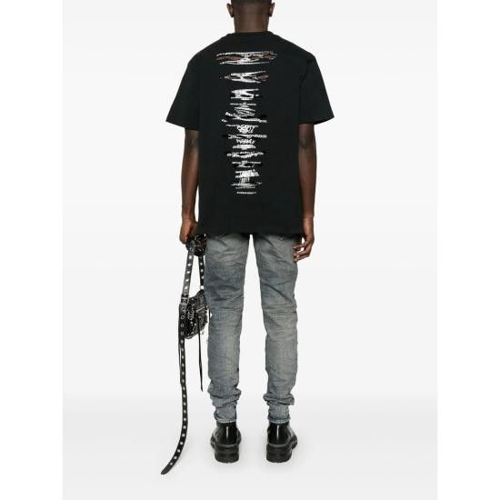 Purple Brand PURPLE BRAND Men T-Shirts P117 HBBW BLACK Size US S / EU 44-46 / 1 - 3 Thumbnail