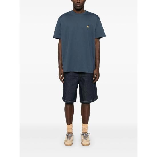 Carhartt CARHARTT Men T-Shirts I026391 2Q8XX BLUE Size US S / EU 44-46 / 1 - 4 Thumbnail