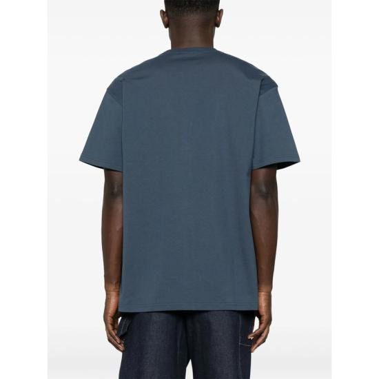 Carhartt CARHARTT Men T-Shirts I026391 2Q8XX BLUE Size US M / EU 48-50 / 2 - 2 Thumbnail
