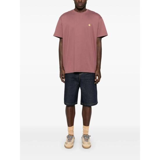 Carhartt CARHARTT Men T-Shirts I026391 2Q7XX PINK Size US M / EU 48-50 / 2 - 2 Thumbnail