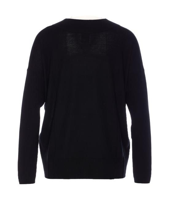 Allude ALLUDE Women Sweater 64016 490 Blue Size L / US 10 / IT 46 - 2 Thumbnail