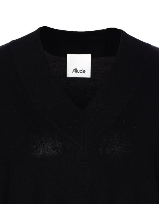 Allude ALLUDE Women Sweater 64016 490 Blue Size L / US 10 / IT 46 - 4 Thumbnail
