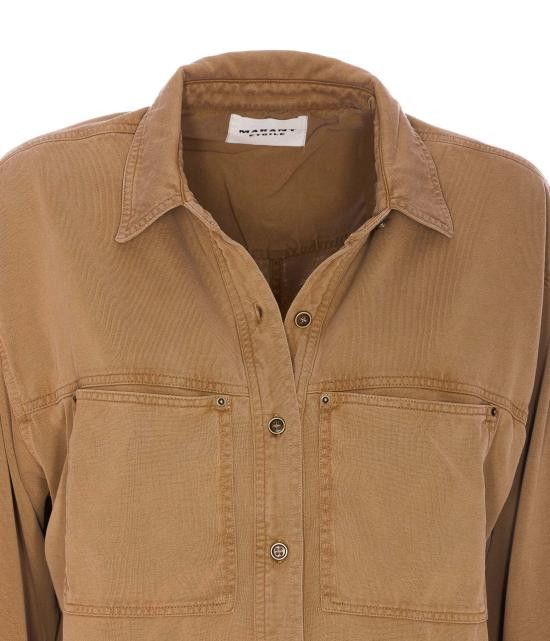 Isabel Marant Etoile ISABEL MARANT ETOILE Women Shirts CH0206FA C1N06E67KI Beige Size M / US 6-8 / IT 42-44 - 4 Thumbnail