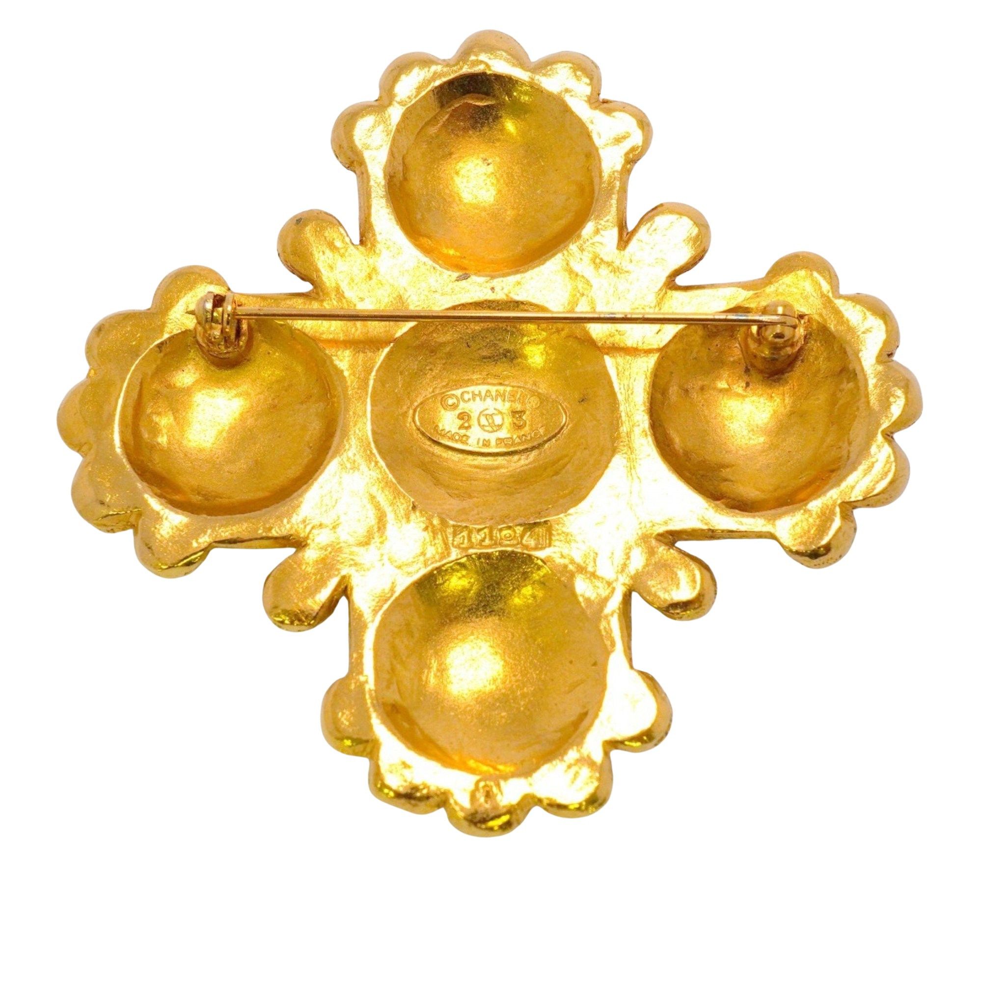 Chanel Chanel Cross brooch Size ONE SIZE - 2 Thumbnail