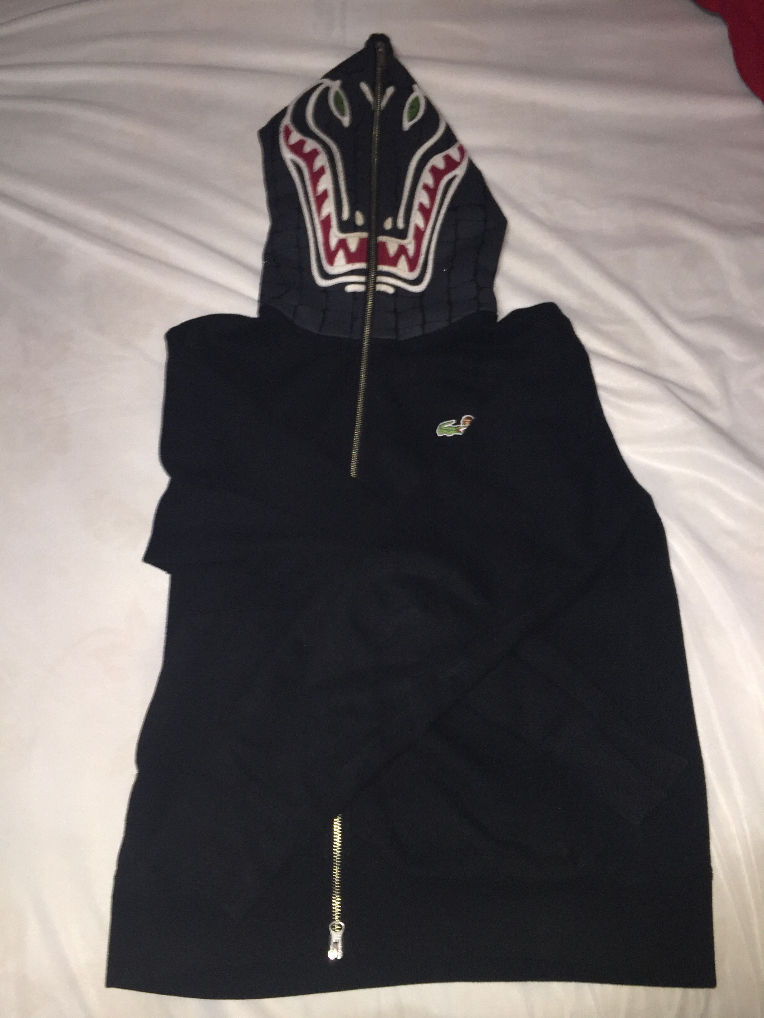 Bape cheap lacoste hoodie