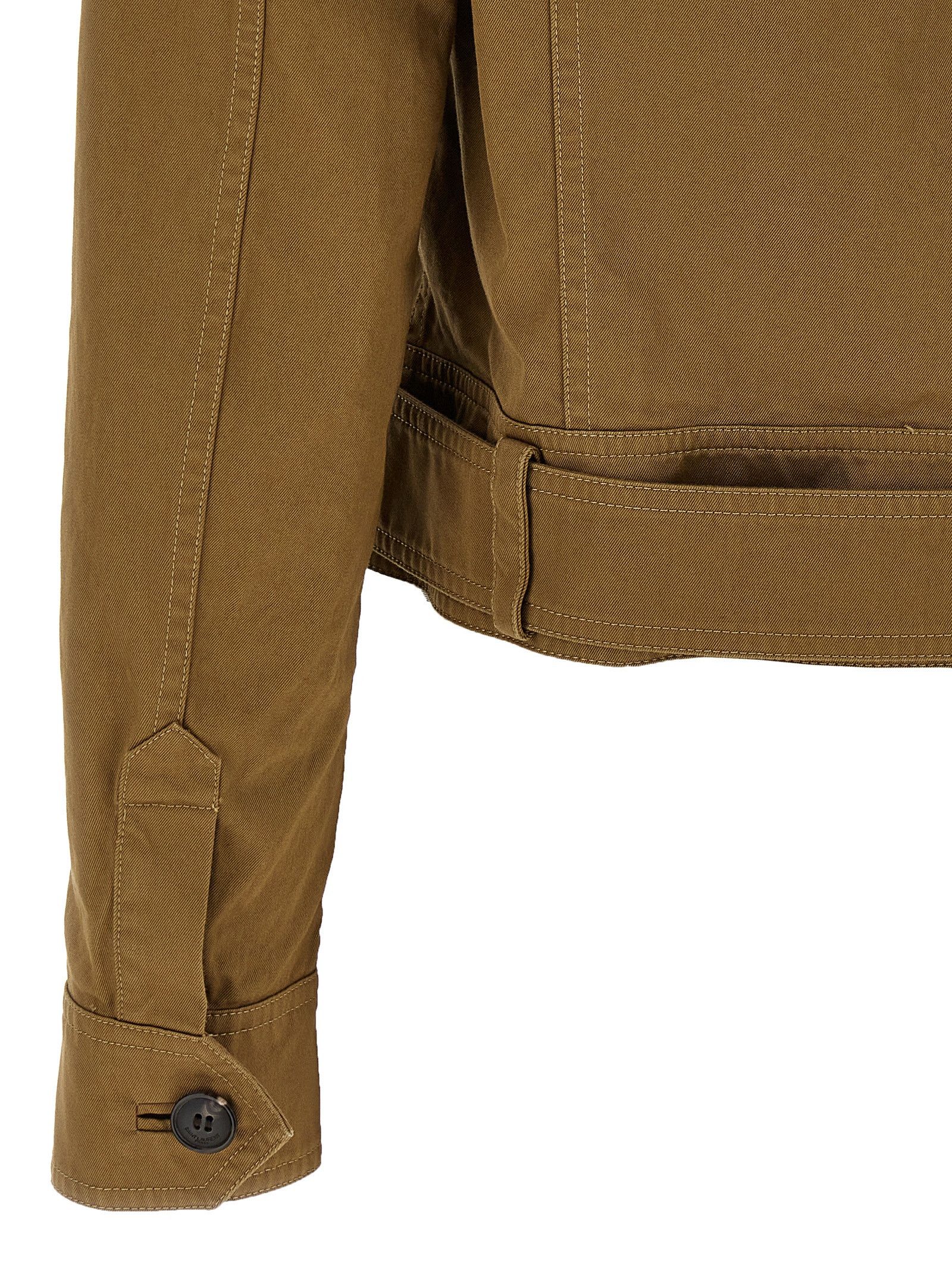 Saint Laurent Paris Canvas Jacket Size XS / US 0-2 / IT 36-38 - 4 Thumbnail