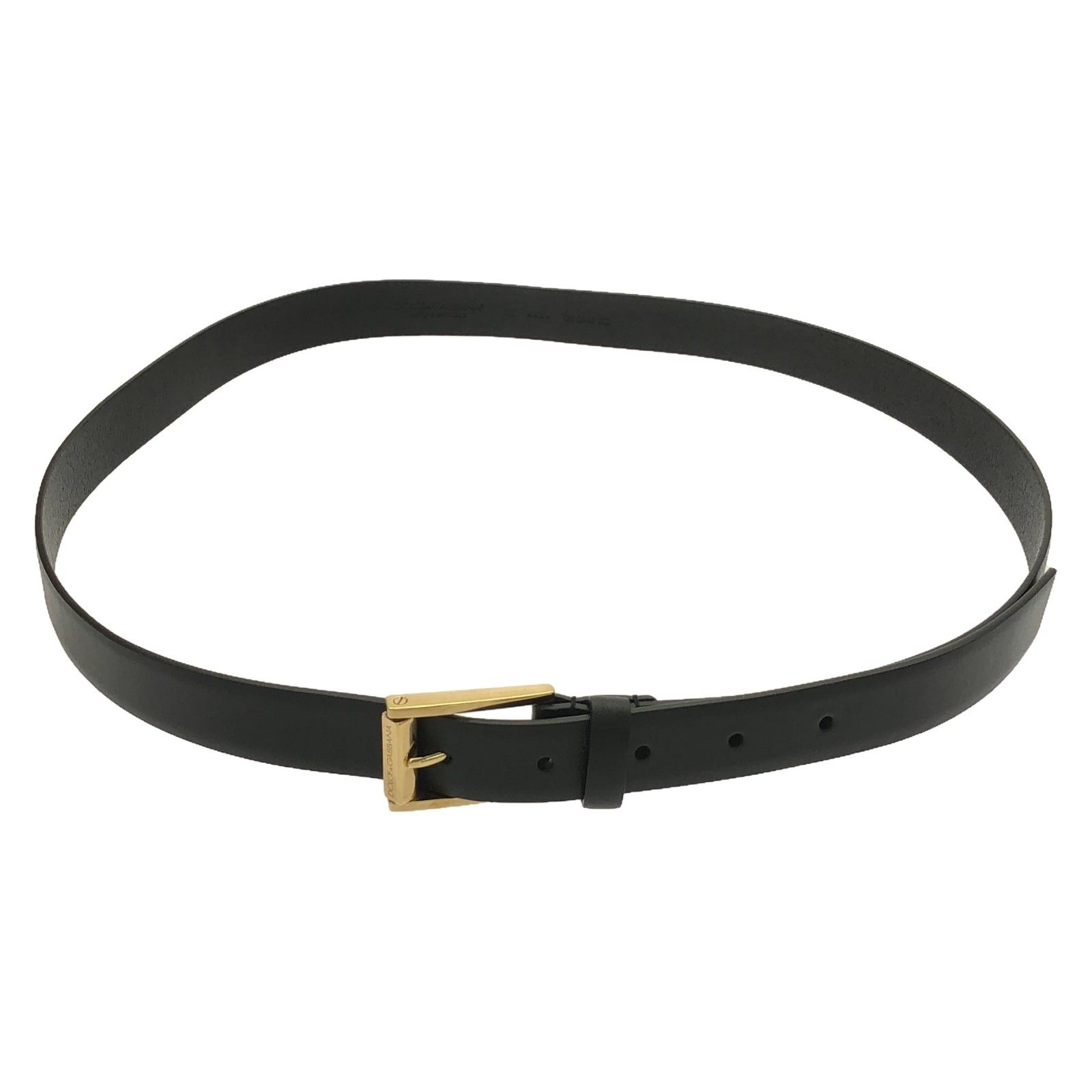 Dolce & Gabbana Dolce Gabbana Belt Leather Black Size ONE SIZE - 2 Thumbnail