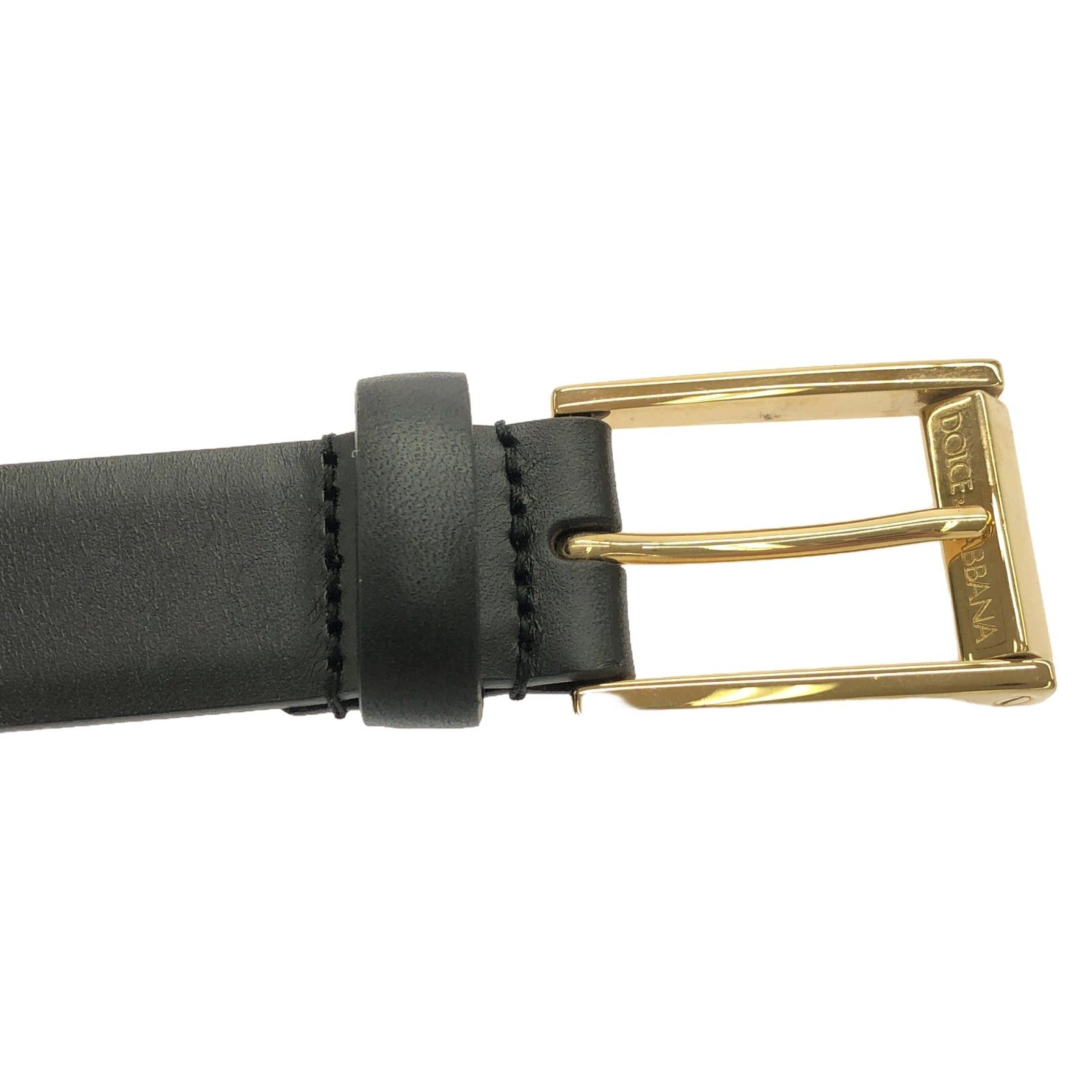 Dolce & Gabbana Dolce Gabbana Belt Leather Black Size ONE SIZE - 4 Thumbnail