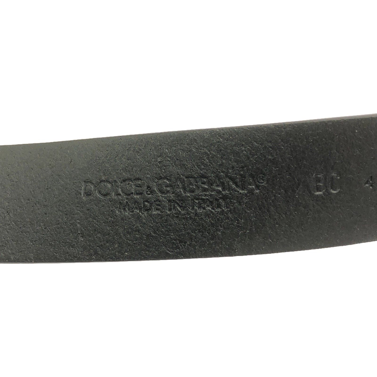 Dolce & Gabbana Dolce Gabbana Belt Leather Black Size ONE SIZE - 7 Thumbnail
