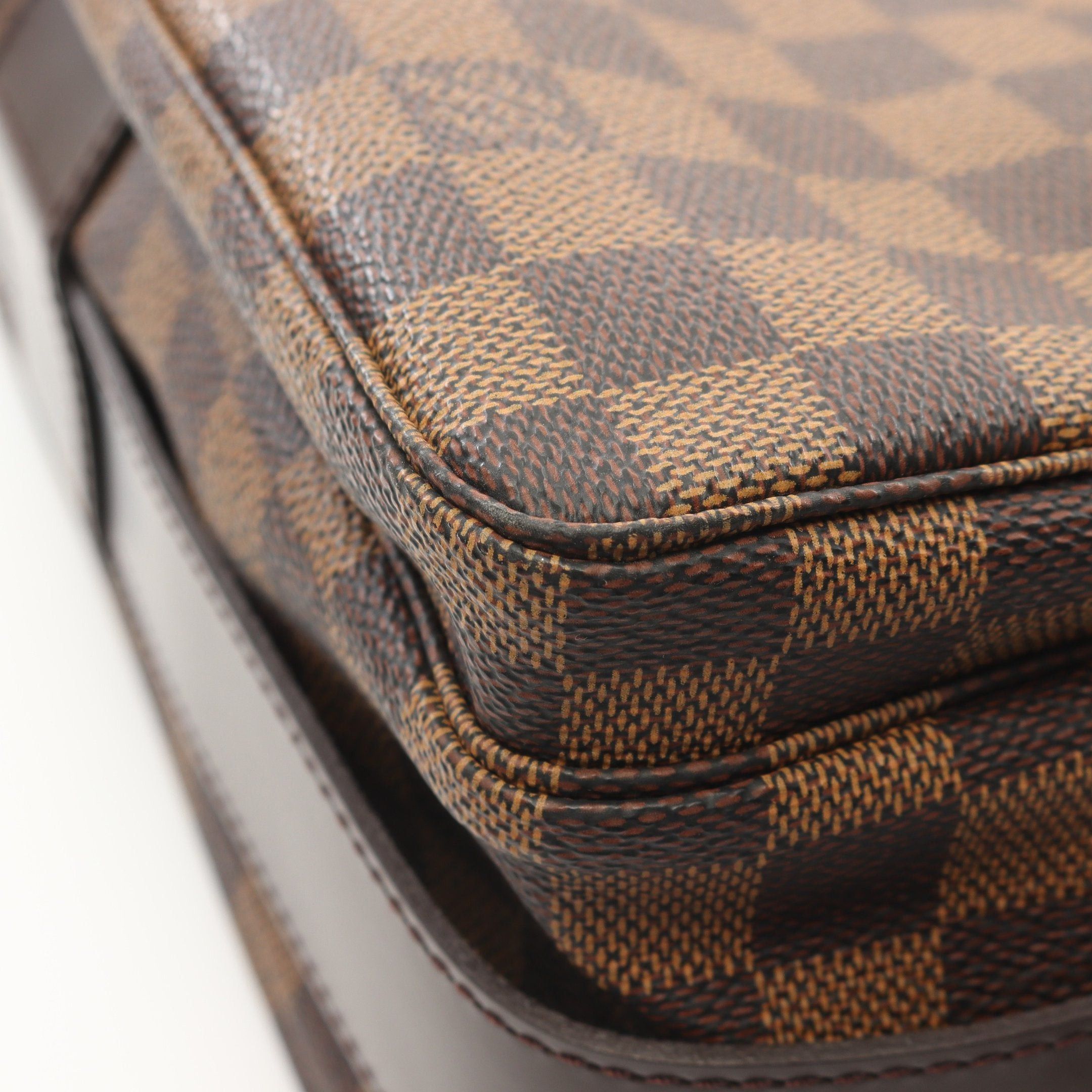 Louis Vuitton Louis Vuitton Naviglio Damier Ebene Shoulder Bag Leather Brown Size ONE SIZE - 7 Thumbnail