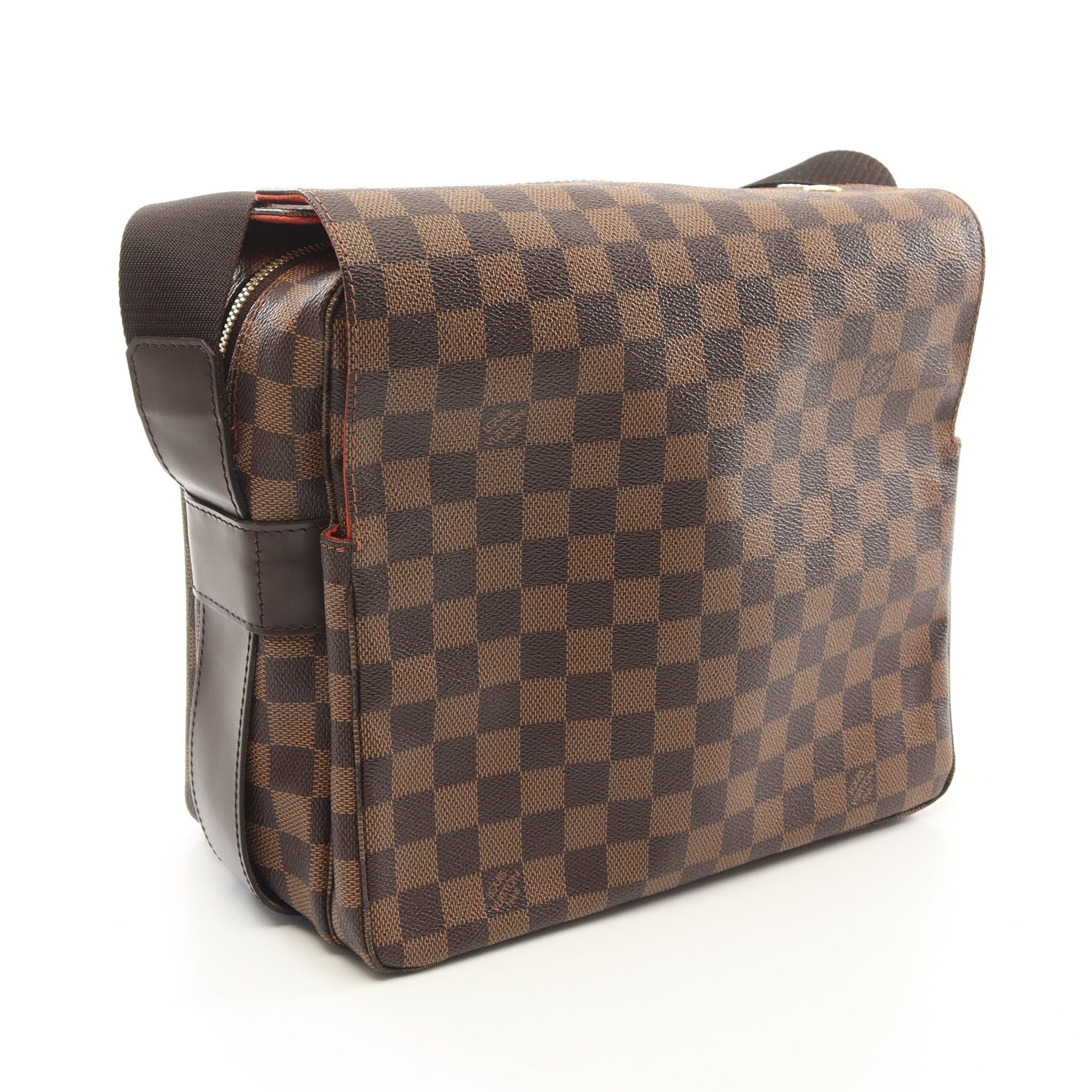Louis Vuitton Louis Vuitton Naviglio Damier Ebene Shoulder Bag Leather Brown Size ONE SIZE - 2 Thumbnail