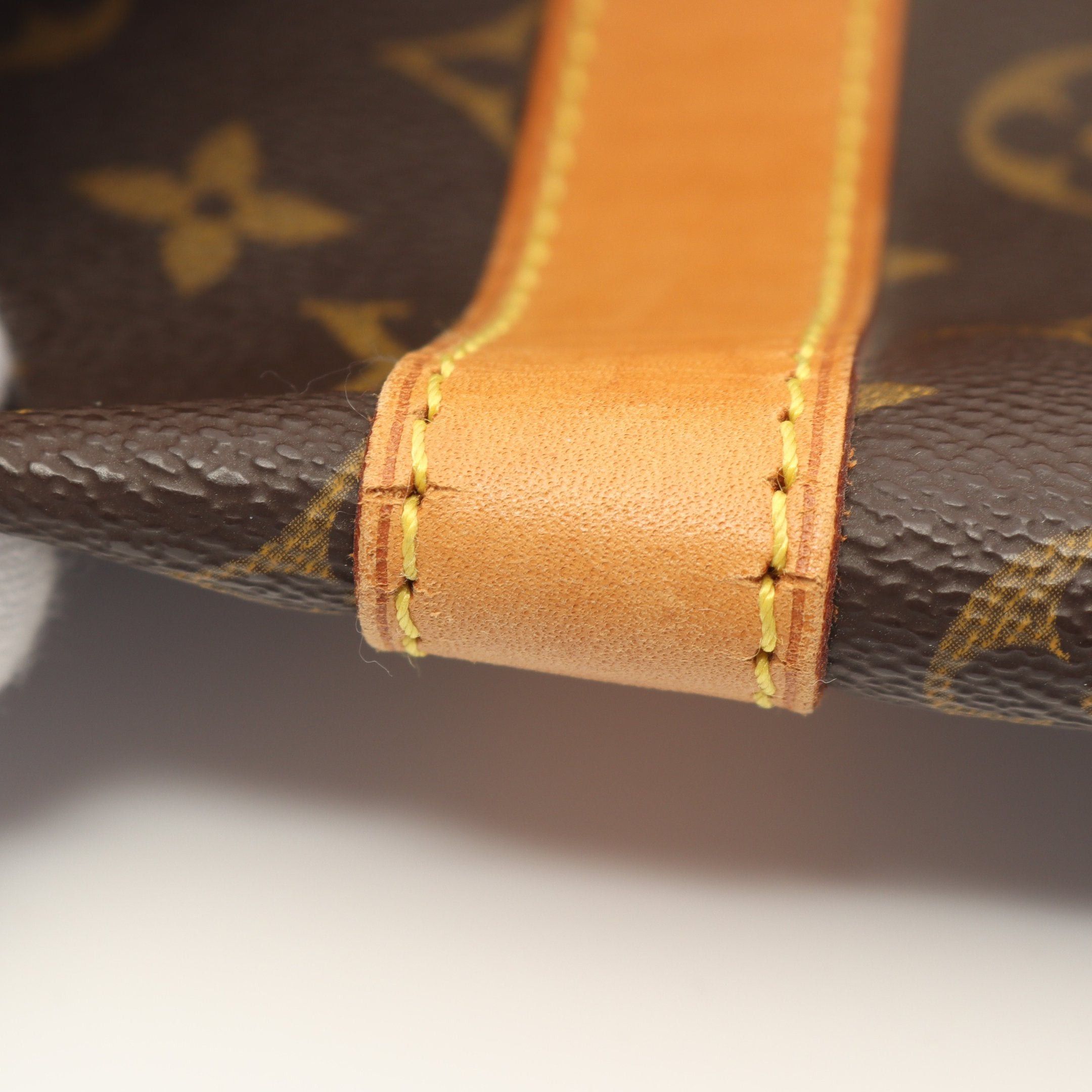 Louis Vuitton Louis Vuitton Keepall 55 Monogram Boston Bag Leather Brown Size ONE SIZE - 8 Thumbnail