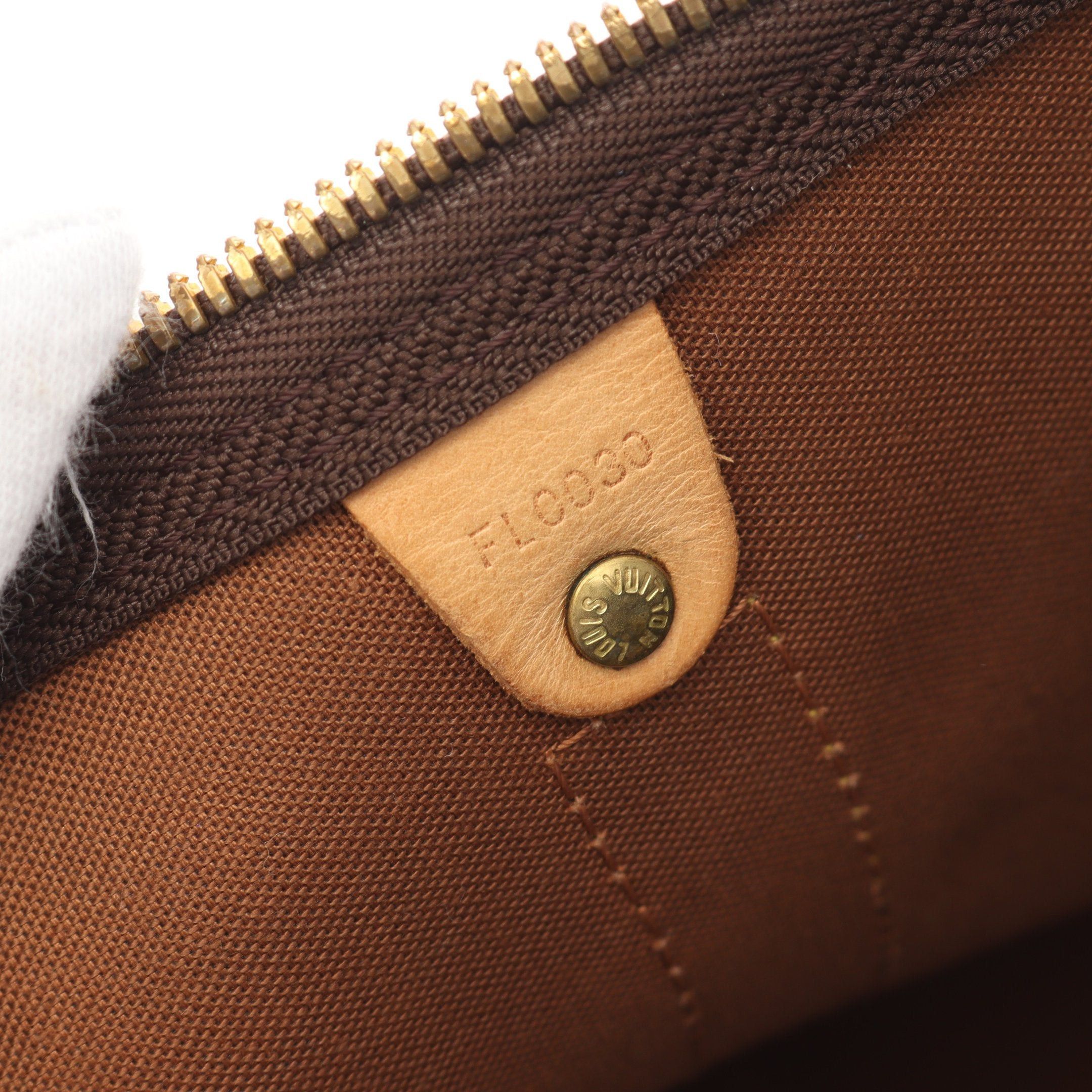 Louis Vuitton Louis Vuitton Keepall 55 Monogram Boston Bag Leather Brown Size ONE SIZE - 5 Thumbnail