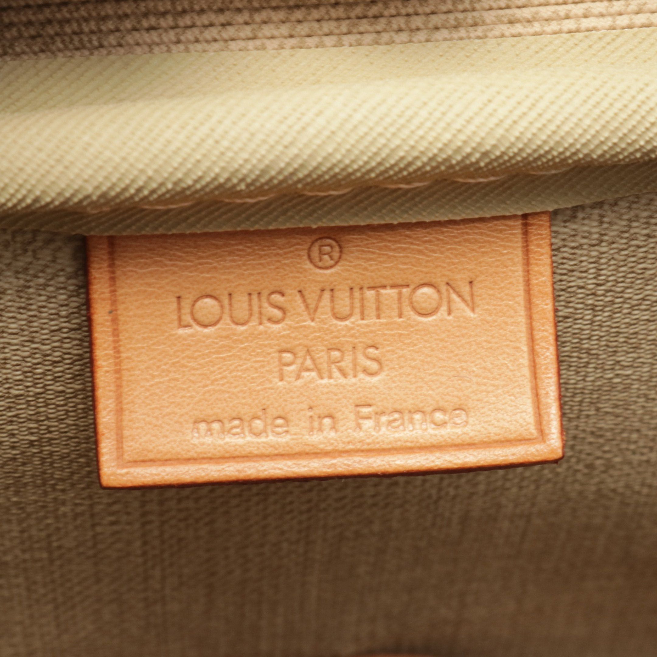 Louis Vuitton Louis Vuitton Deauville Bowling Vanity Monogram Handbag Leather Brown Size ONE SIZE - 4 Thumbnail