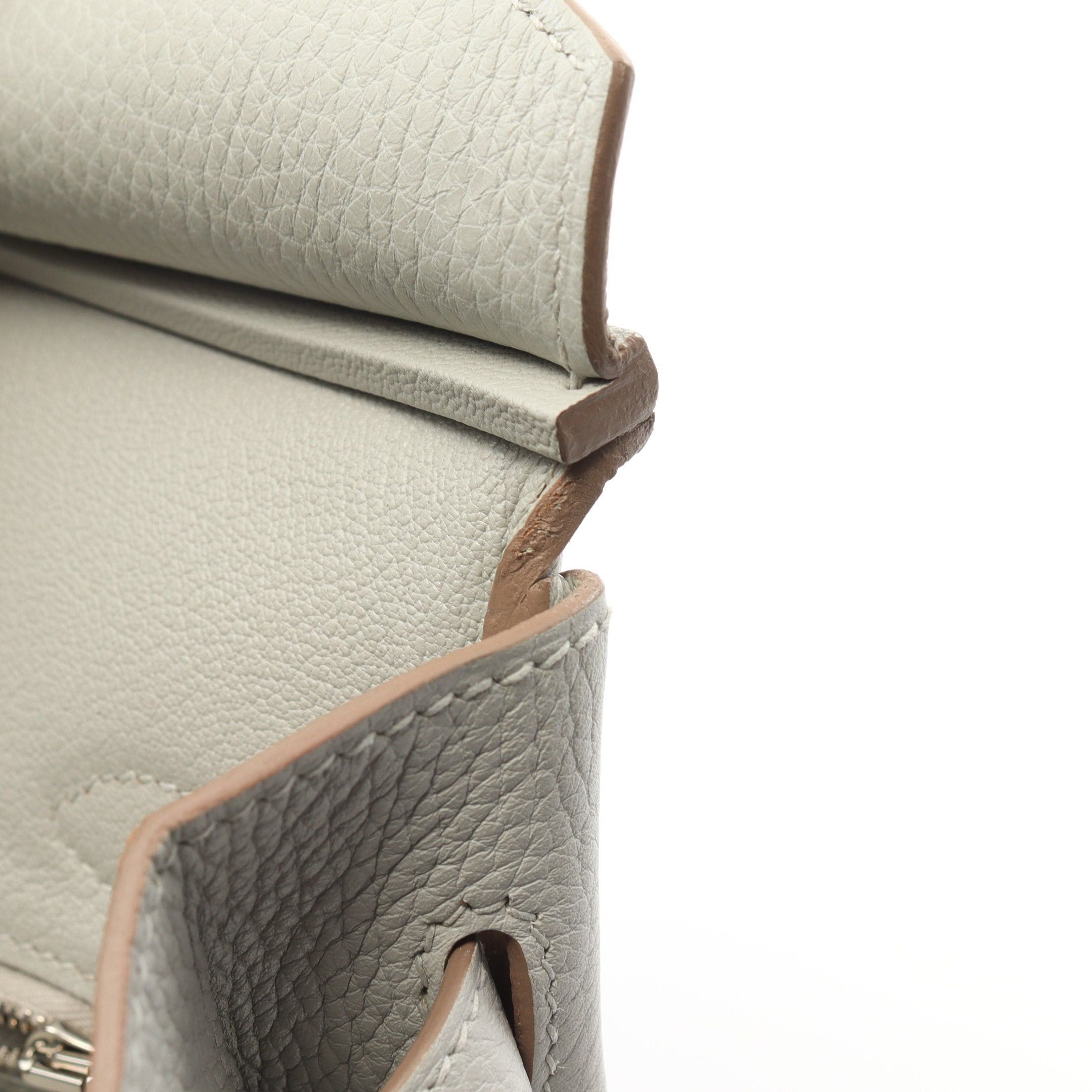 Hermes Hermes Birkin 30 Gris Perle Handbag Clemence Leather Light Gray Silver Hardware C Engraved Size ONE SIZE - 9 Thumbnail
