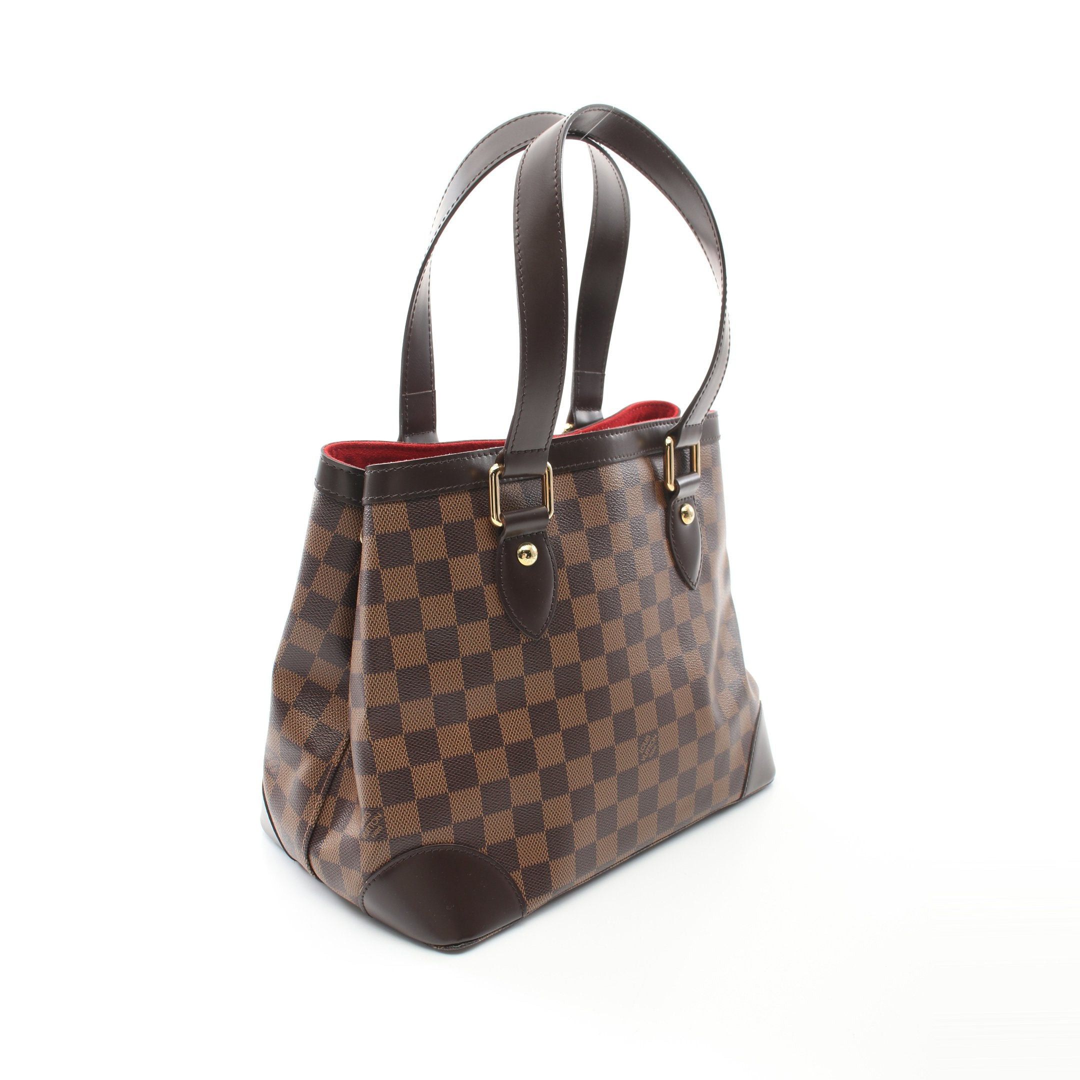 Louis Vuitton Louis Vuitton Hampstead Pm Damier Ebene Handbag Tote Bag Leather Brown Size ONE SIZE - 2 Thumbnail