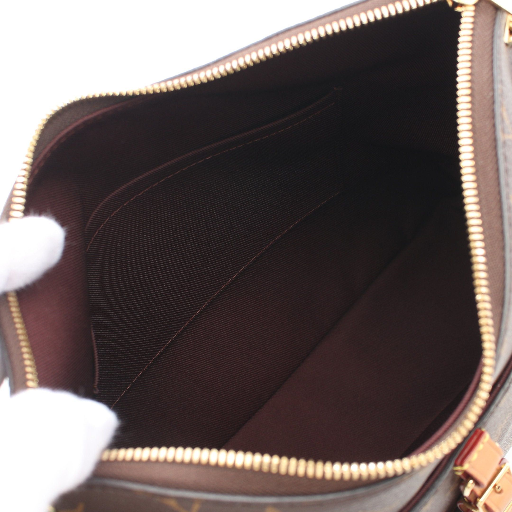 Louis Vuitton Louis Vuitton Odeon Nm Mm Monogram Shoulder Bag Leather Brown Size ONE SIZE - 3 Thumbnail