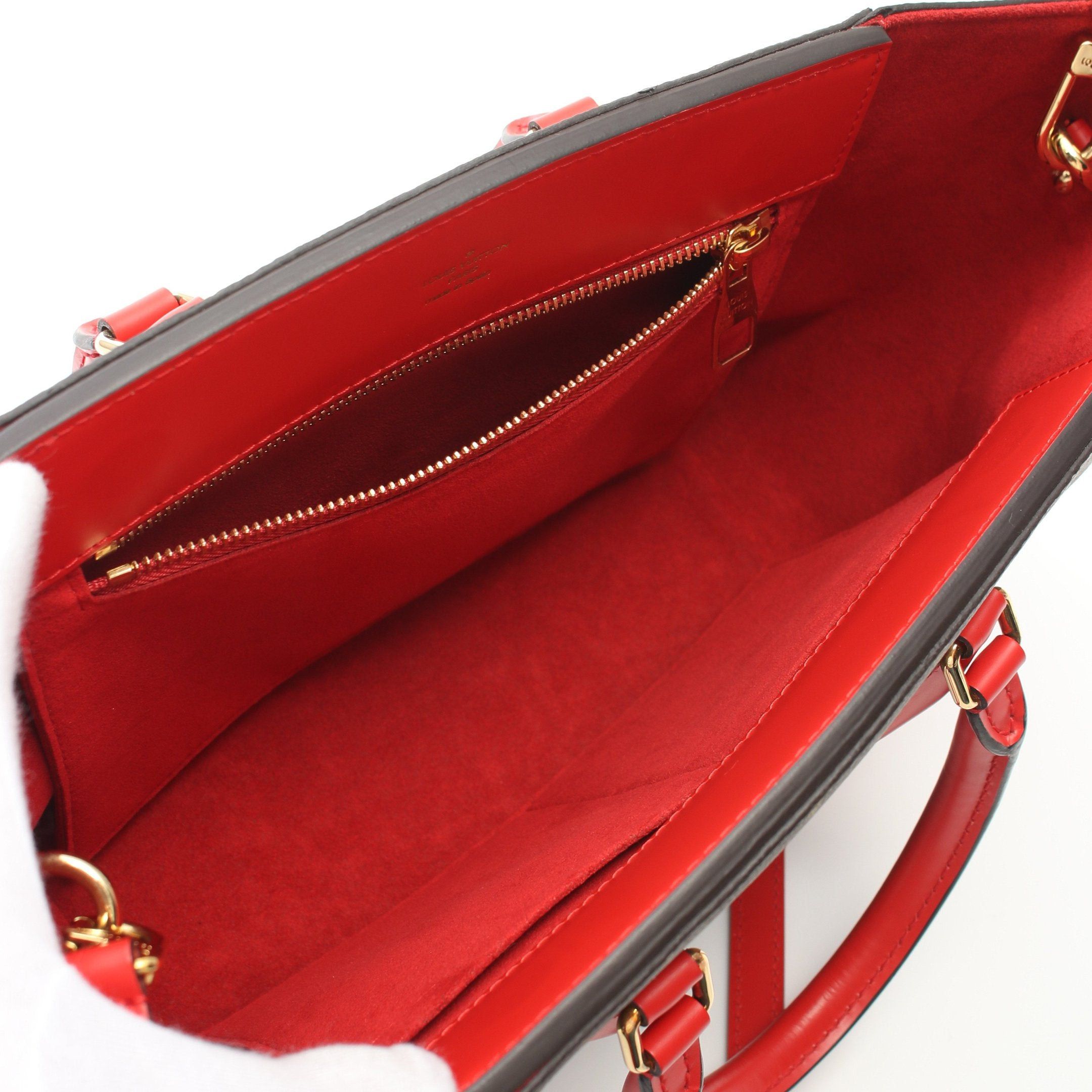 Louis Vuitton Louis Vuitton Phoenix Pm Monogram Coquelicot Handbag Leather Brown Red Size ONE SIZE - 3 Thumbnail