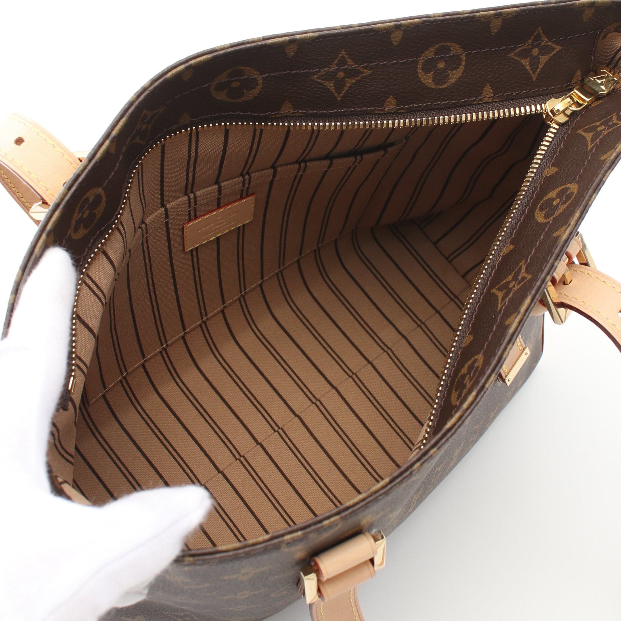 Louis Vuitton Louis Vuitton Piano Monogram Shoulder Bag Tote Leather Brown Size ONE SIZE - 3 Thumbnail