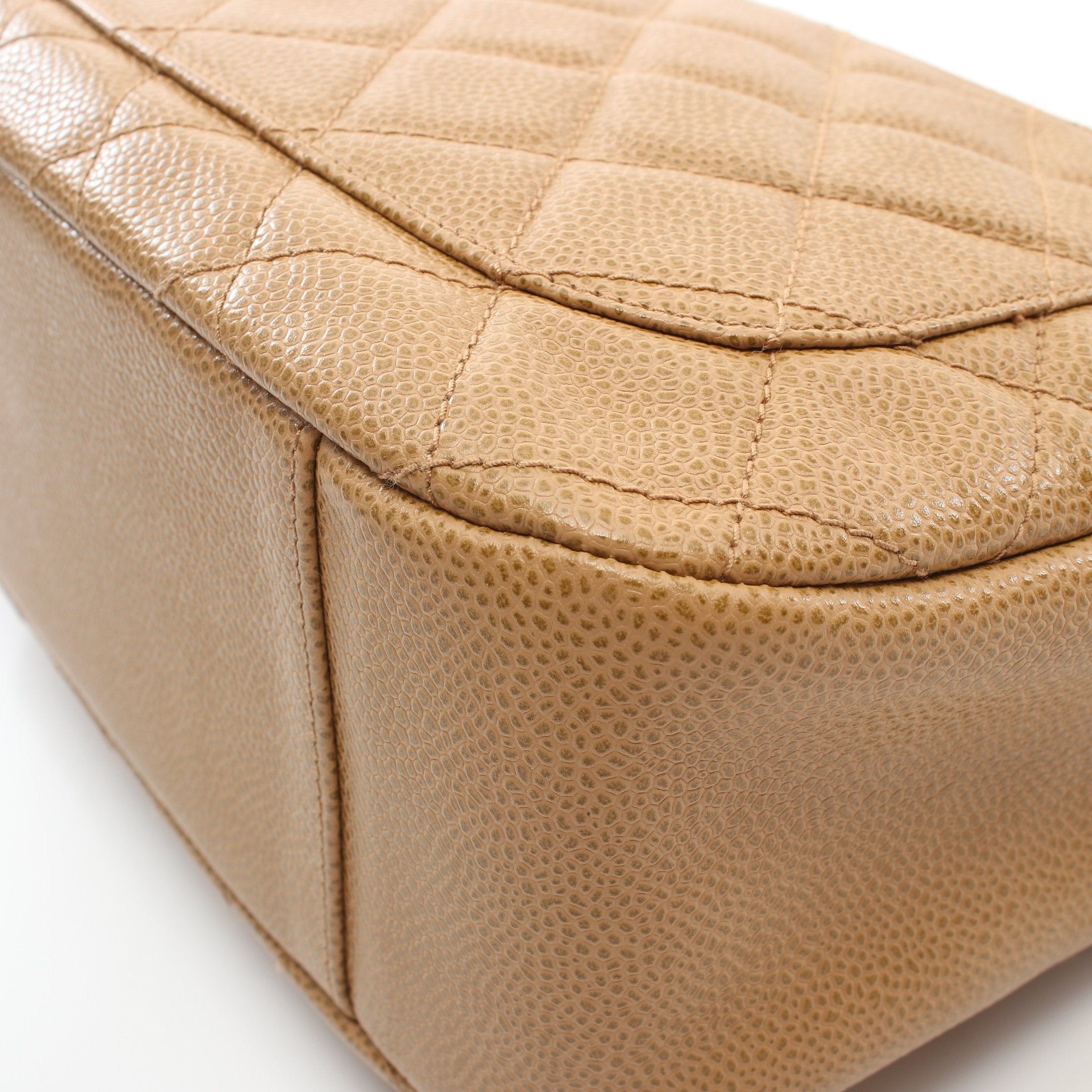 Chanel Chanel Matelasse Chain Shoulder Bag One Caviar Skin Beige Gold Hardware Size ONE SIZE - 6 Thumbnail