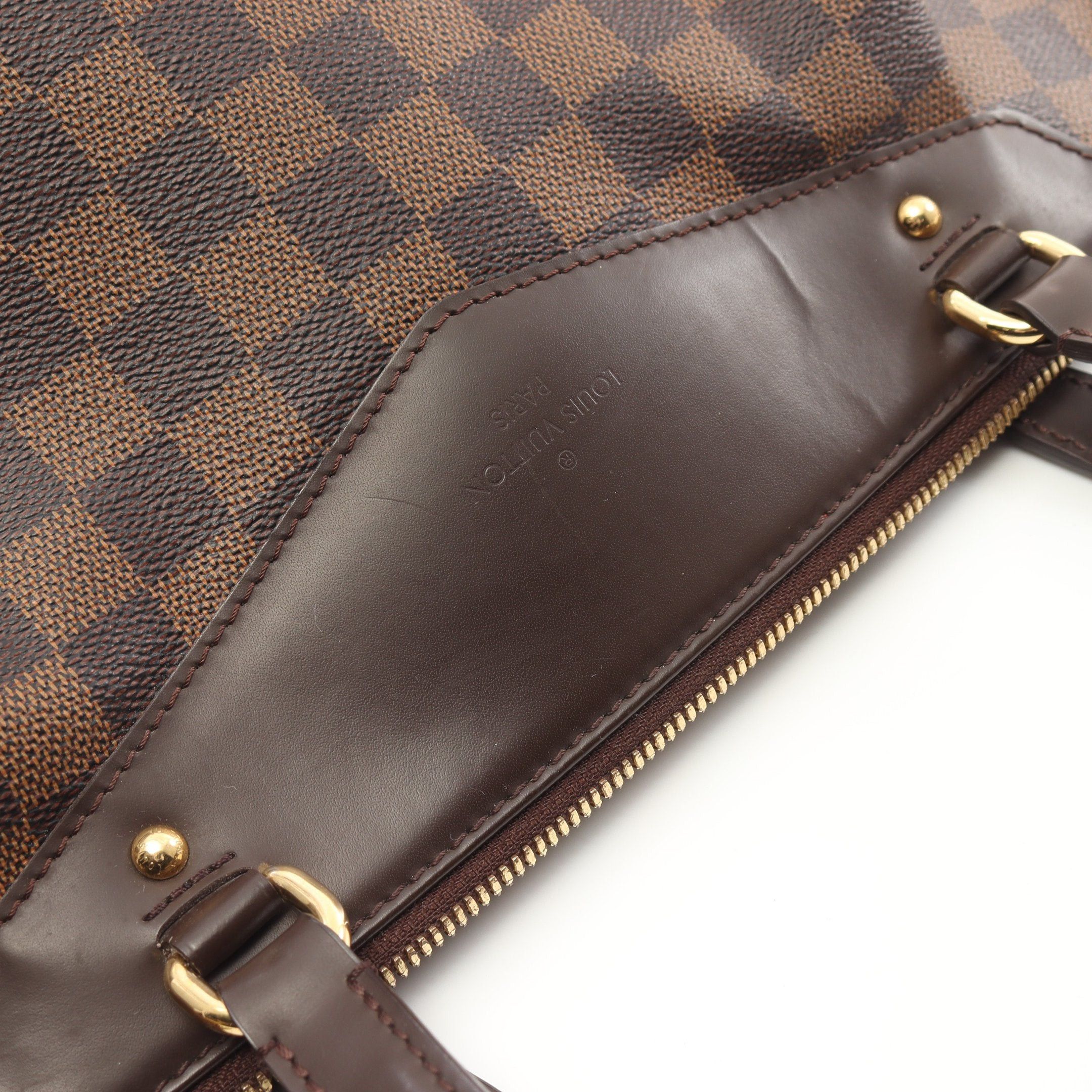 Louis Vuitton Louis Vuitton Westminster Gm Damier Ebene Handbag Tote Bag Leather Brown Size ONE SIZE - 7 Thumbnail