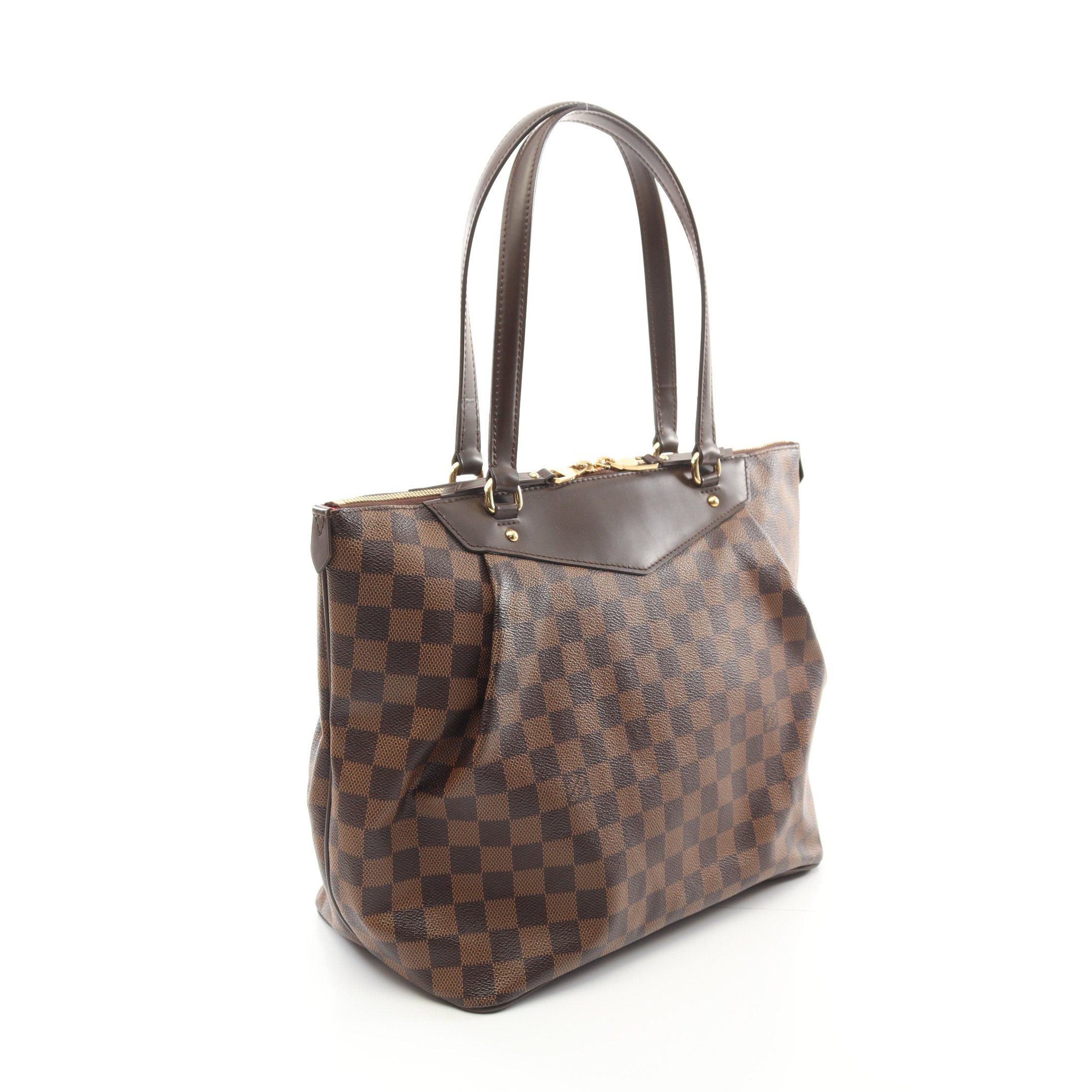 Louis Vuitton Louis Vuitton Westminster Gm Damier Ebene Handbag Tote Bag Leather Brown Size ONE SIZE - 2 Thumbnail