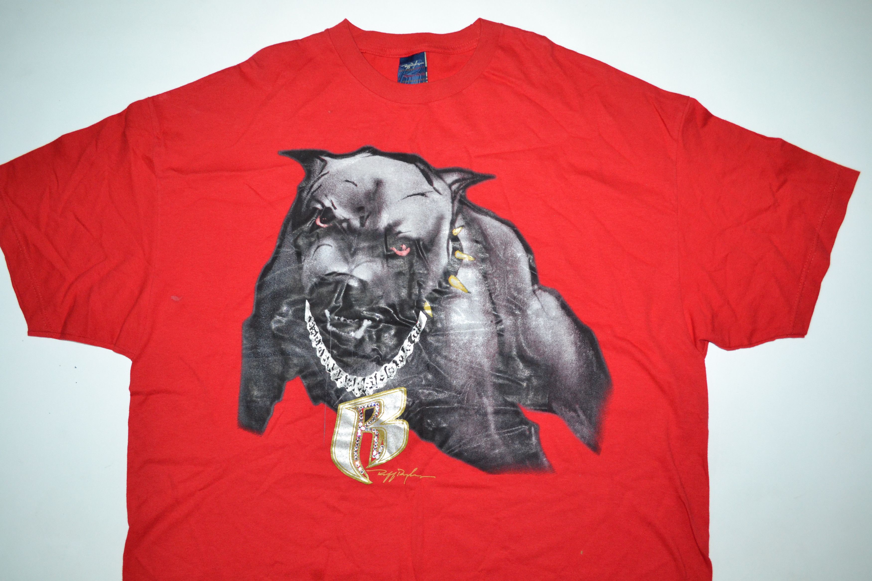 Ruff Ryders VTG DMX Ruff Ryders Pitbull Dog Tee Vintage T