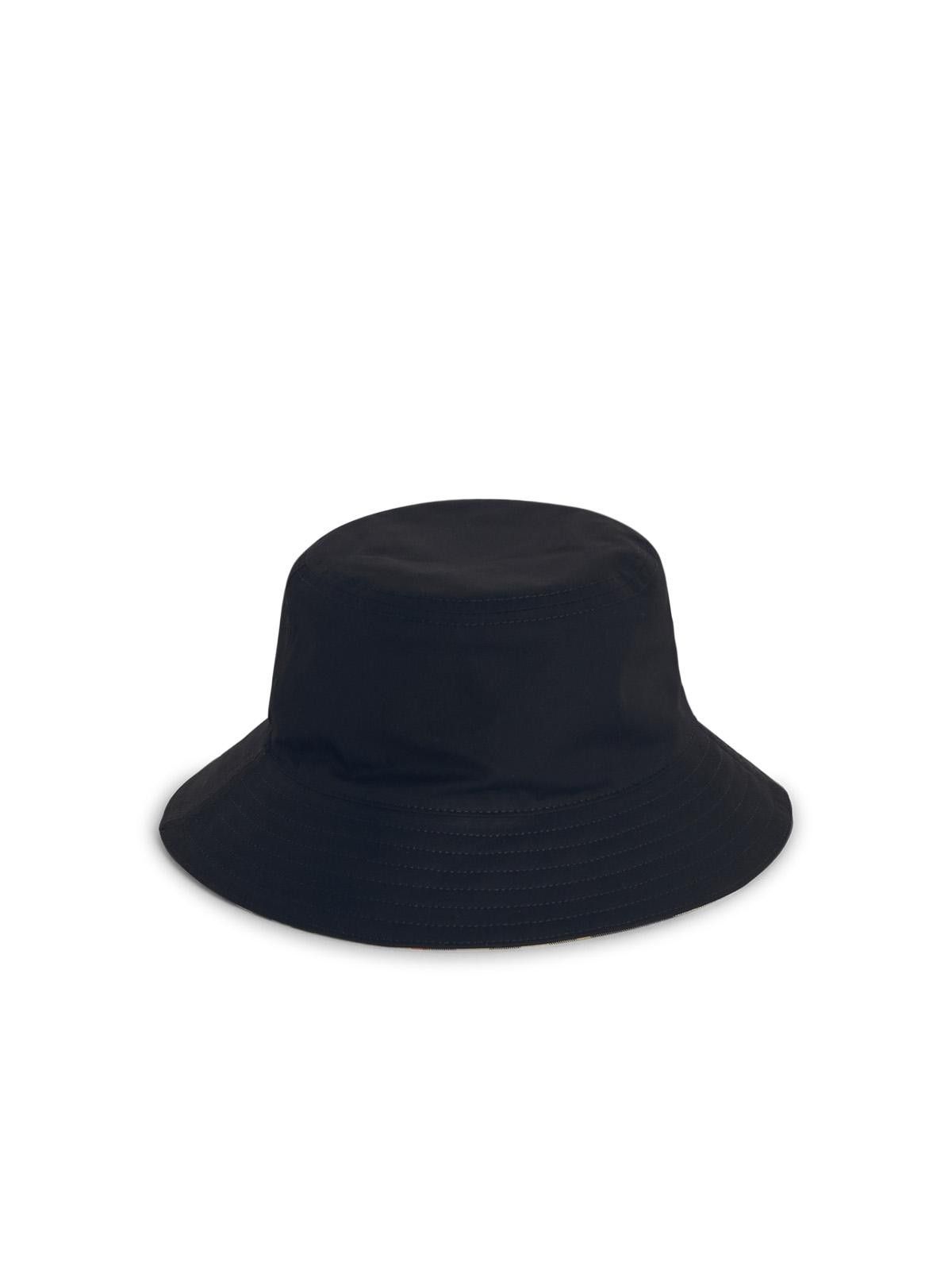 Burberry BURBERRY 'Bucket' Black Cotton Hat Size ONE SIZE - 3 Thumbnail