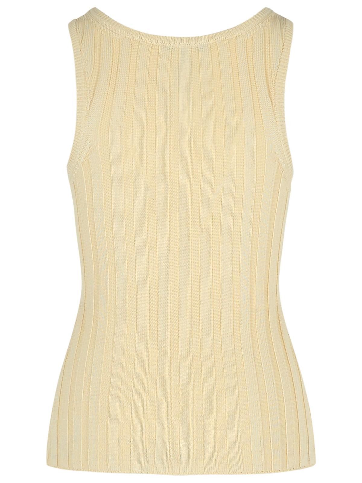 Acne Studios ACNE STUDIOS Cream Cotton Blend Tank Top Size XS / US 0-2 / IT 36-38 - 3 Thumbnail