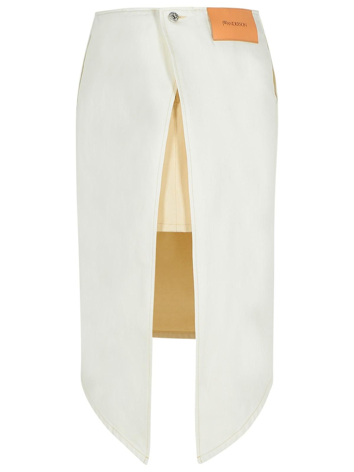 JW Anderson JW ANDERSON 'Layered' White Cotton Skirt Size 27" / US 4 / IT 40 - 3 Thumbnail
