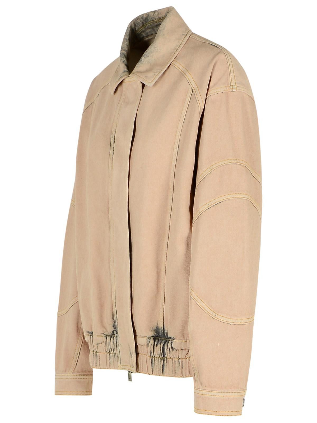 Golden Goose GOLDEN GOOSE 'Nancy' Pink Cotton Bomber Jacket Size M / US 6-8 / IT 42-44 - 2 Thumbnail