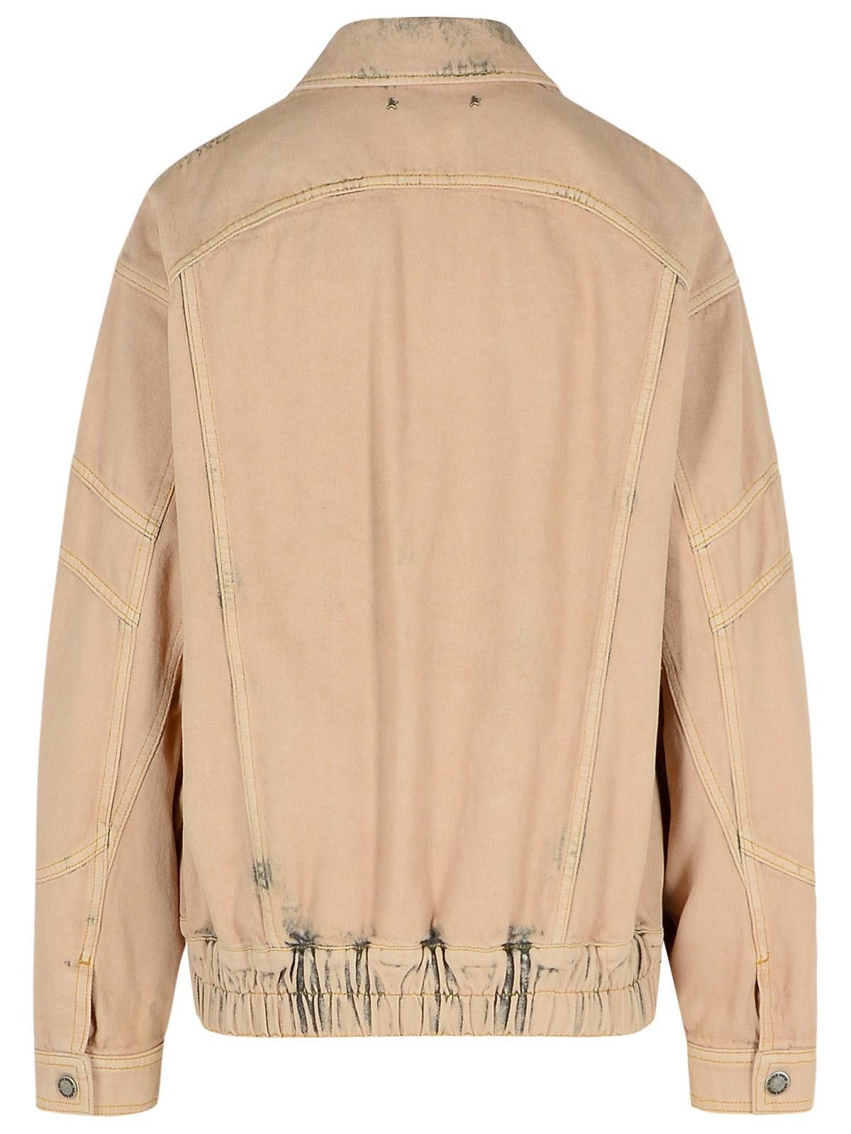 Golden Goose GOLDEN GOOSE 'Nancy' Pink Cotton Bomber Jacket Size M / US 6-8 / IT 42-44 - 3 Thumbnail