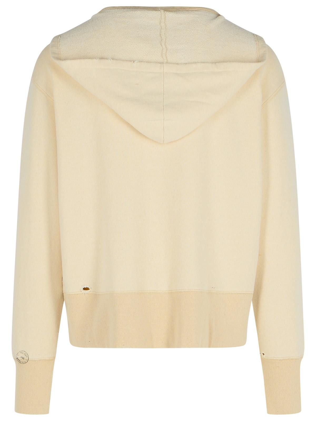 【送料&関税込】Maison Margiela pilling Cream Cotton Sweater Maison Margiela MAISON MARGIELA 'Pilling' Cream Cotton