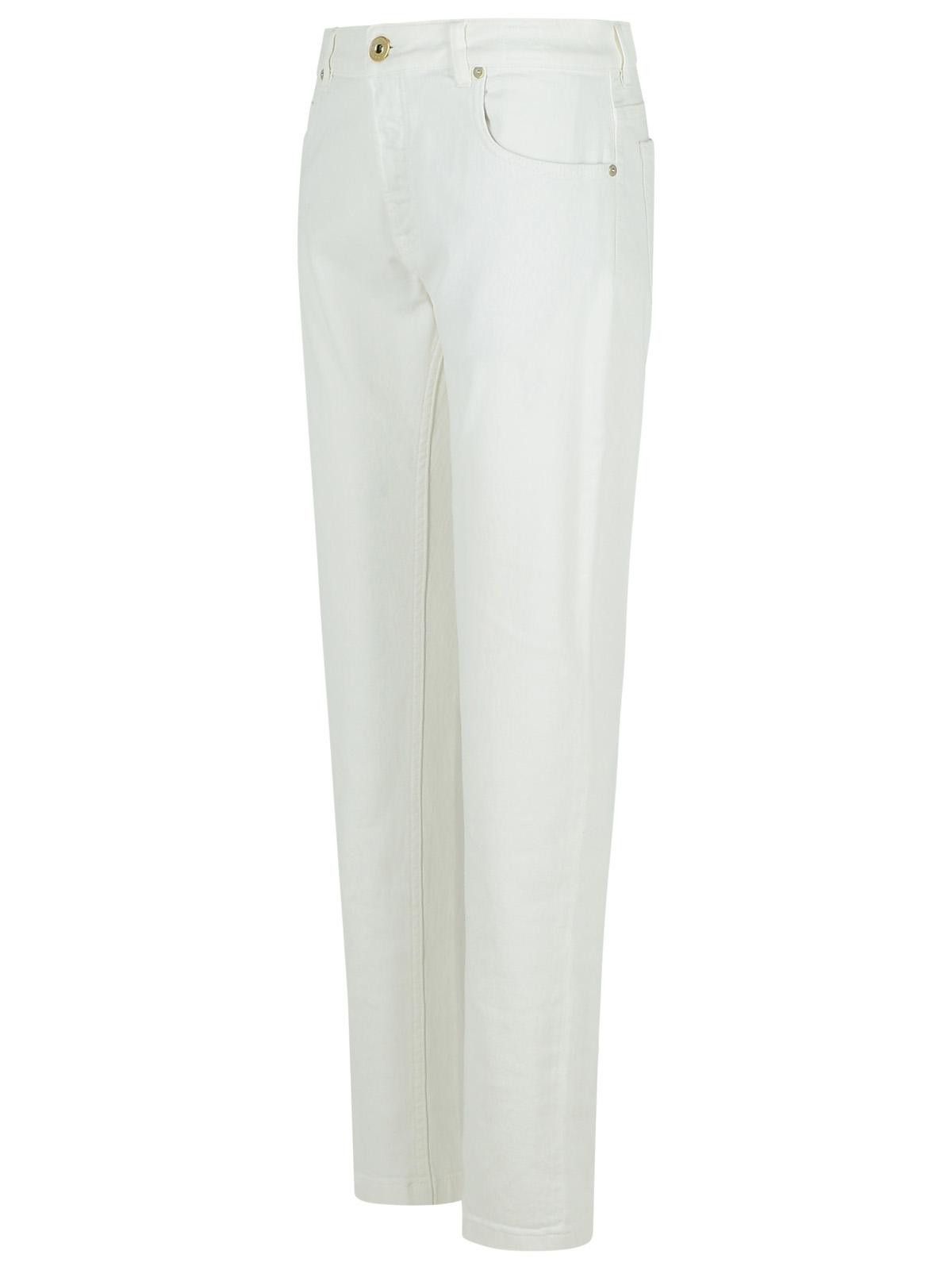 Eleventy ELEVENTY White Cotton Pants Size US 30 / EU 46 - 2 Thumbnail