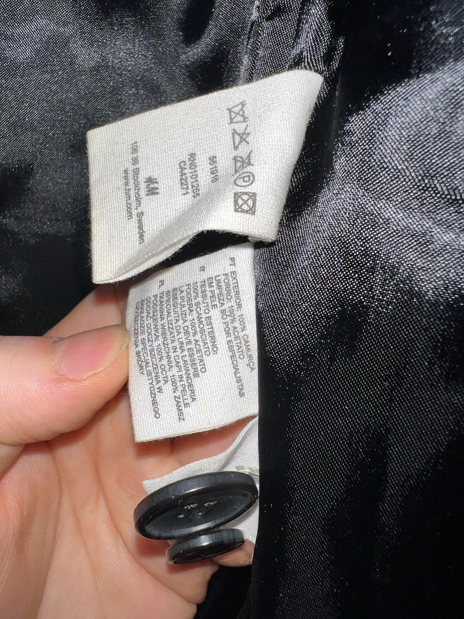 H&M H&M Leather Jacket Size XS / US 0-2 / IT 36-38 - 3 Thumbnail