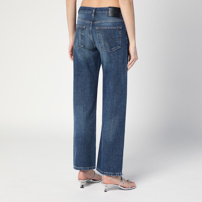 Marc Jacobs Marc Jacobs Blue Washed-Effect Jeans Size 24" / US 00 / IT 34 - 2 Thumbnail